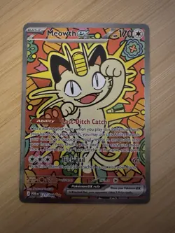 Meowth ex 121/088 Me03: Perfect Order Holo (NO EVRI) - Image 1