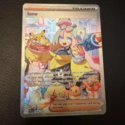 Pokemon TCG Iono Trainer Paldea Evolved Special Illustration Rare Card 269/193 - Image 1