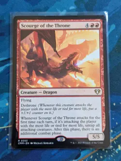 MTG Scourge of the Throne - NM - Commander Masters - Image 1