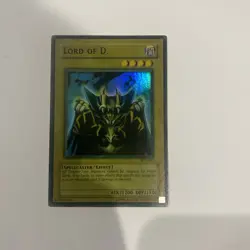 Yugioh Lord Of D. Sdk Faded + Foil Line Error Nm - Image 1