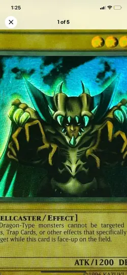 Yugioh Lord Of D. Sdk Faded + Foil Line Error Nm - Image 2