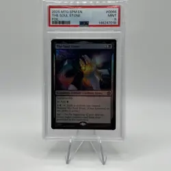 2025 MTG MARVEL'S SPIDER-MAN FOIL #0066 THE SOUL STONE PSA 9 - Image 1