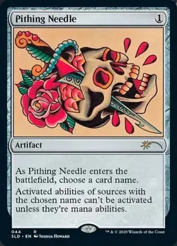 Magic the Gathering Pithing Needle Secret Lair Drop Promo #44 2020 Rare MTG Card - Image 1