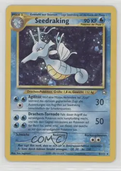 Kingdra Holo German Pokemon Neo Genesis #8 2000 - Image 1