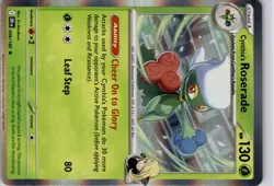Pokemon TCG Cynthias Roserade 008/182 Holo Rare Destined Rivals Trading Card - Image 5
