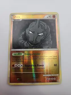 Pokemon TCG Onix 56/95 Ultra Rare Reverse Holo LP - Image 1