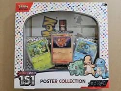 Pokemon 151 Poster Collection Scarlet & Violet 3 Packs 820650853166 - Image 1