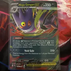 Pokemon: ME02: Phantasmal Flames - Mega Gengar ex -Double Rare - NM 056/094 - Image 1