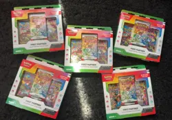 Lot of 6 - Pokemon TCG First Partner Series 1 Illustration Collection - Image 1