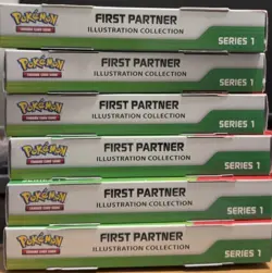 Lot of 6 - Pokemon TCG First Partner Series 1 Illustration Collection - Image 2