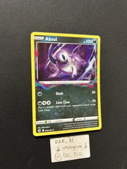 Pokemon Crown Zenith - Absol - 076/159 - Holo Rare - M/NM - Image 3