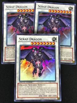 YUGIOH SCRAP DRAGON CT09-EN006 SUPER X3 (NM) - Image 1
