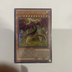 Yugioh Slifer the Sky Dragon Mvp1 Misprint Foil Line In Anubis - Image 1