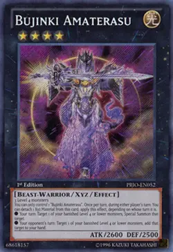 Bujinki Amaterasu - PRIO-EN052 - Secret Rare - 1st Edition x1 - Lightly Played - Image 1