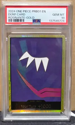 ROSINANTE GOLD DON!! EN - PRB01 Premium Booster -The Best- PSA 10 - One Piece - Image 1