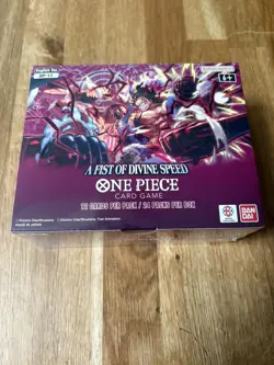 One Piece TCG OP-11 – A Fist of Divine Speed Booster Box (Brand New & Sealed) - Image 1