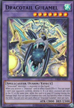 Yugioh Asian-English Dracotail Gulamel DBJH-AE007 Super Rare - Image 1