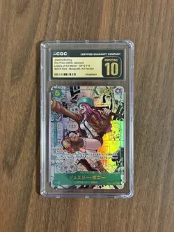 2025 One Piece Japanese Jewelry Bonney Manga Art SSP #OP12-118 CGC 10 Pristine - Image 1