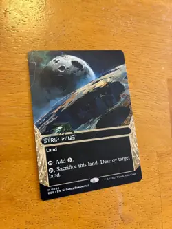 MTG Strip Mine (Borderless) - Edge of Eternities: Stellar Sights EOS - Near Mint - Image 1