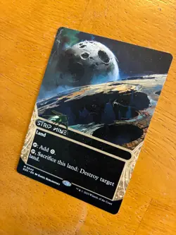 MTG Strip Mine (Borderless) - Edge of Eternities: Stellar Sights EOS - Near Mint - Image 2