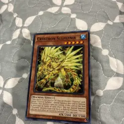 YUGIOH - CRYSTRON SULFEFNIR - SUPER RARE - RATE - 1ST ED - MP - Image 1