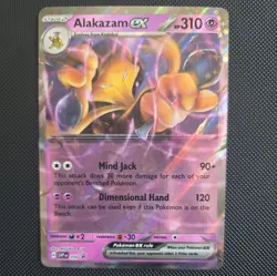 Alakazam EX SVP 050 Holo Rare Promo Pokemon Card S&V 151 Collection - Image 1