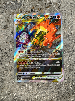 Pokemon TCG Cards Charizard VSTAR SWSH262 Alternate Art Black Star Promo NM - Image 1