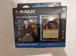 DOCTOR WHO MAGIC THE GATHERING MASTERS OF EVIL COMMENDER DECK TRADING CARD - Image 1