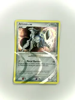 Pokemon TCG Arceus Rare LV100 Holo Card AR9 NM Condition Platinum - Image 1