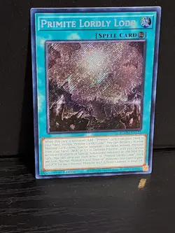 Yugioh Primite Lordly Lode BLMM-EN172 Secret Rare NM 1st Ed - Image 2