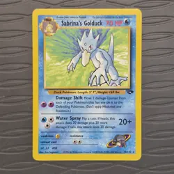 Sabrina's Golduck 30/132 Rare Gym Challenge Pokemon Card - Image 1