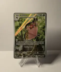 Pokemon TCG Vivillon 193/191 Sv08: Surging Sparks Illustration Rare Holo Card - Image 1