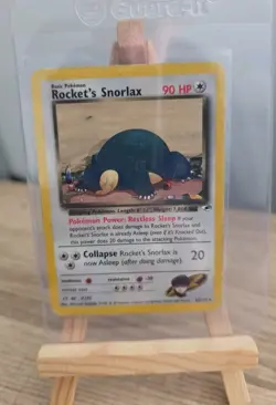 Pokemon Card Rockets Snorlax Gym Heroes 33/132 Played/HP - Image 1