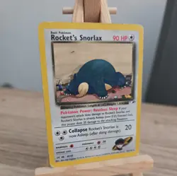 Pokemon Card Rockets Snorlax Gym Heroes 33/132 Played/HP - Image 4