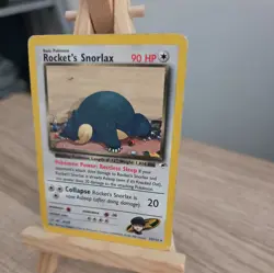 Pokemon Card Rockets Snorlax Gym Heroes 33/132 Played/HP - Image 5