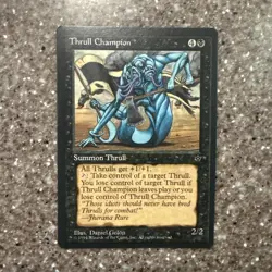 1X MTG MAGIC THE GATHERING THRULL CHAMPION NM-MT CARD - Image 1
