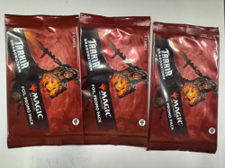 Tarkir Dragonstrom 3 FOIL Promo Booster Packs magic MTG FREE US Ship SEALED - Image 1
