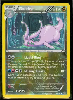 Pokemon GOODRA 60/98 - XY Ancient Origins - RARE Rev Holo - MINT - Image 1