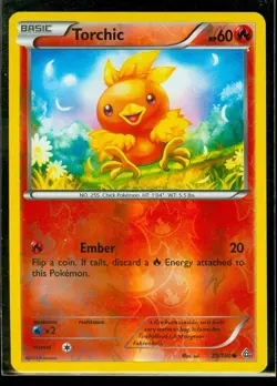 Pokemon TORCHIC 25/160 - XY Primal Clash - Rev Holo - MINT - Image 1