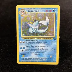 Pokemon Vaporeon Jungle Set Holo 12/64 💎 - Image 1