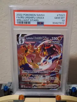 Pokemon Rapid Strike Urshifu Vmax # TG21 PSA 10 - Image 1