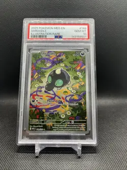 2025 POKEMON MEG EN-MEGA EVOLUTION ILLUSTRATION RARE #149 SHROODLE PSA 10 - Image 1