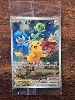Pokemon Pikachu Holo Promo SVP: Scarlet & Violet 027 Card The Pokemon Company - Image 1