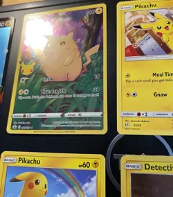Pokemon TCG Pikachu 7 Card Lot (4 Holo) 🔥MINT 🔥pikachu - Image 3