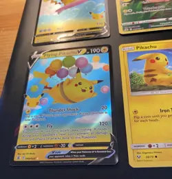 Pokemon TCG Pikachu 7 Card Lot (4 Holo) 🔥MINT 🔥pikachu - Image 4