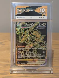 Pokemon TCG – Rayquaza VMAX #TG29/TG30 – Silver Tempest – ACE 10 (Gem Mint) - Image 2