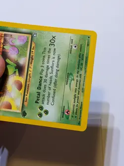 Sunflora 50/111 1st Edition Neo Genesis 2000 Pokemon WotC - NM - Image 3