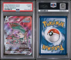 Pokemon TCG Rayquaza VMAX TG20/TG30 Silver Tempest Trainer Gallery PSA 9 - Image 3