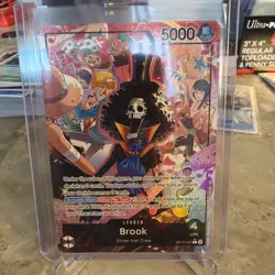 OP15-022 Brook Alt Art Leader Adventure on Kami’s Island One Piece TCG English - Image 1