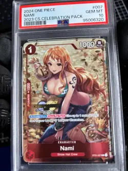 One Piece TCG Nami 2023 CS Stamp Celebration Pack Championship ST01-007 PSA 10 - Image 5